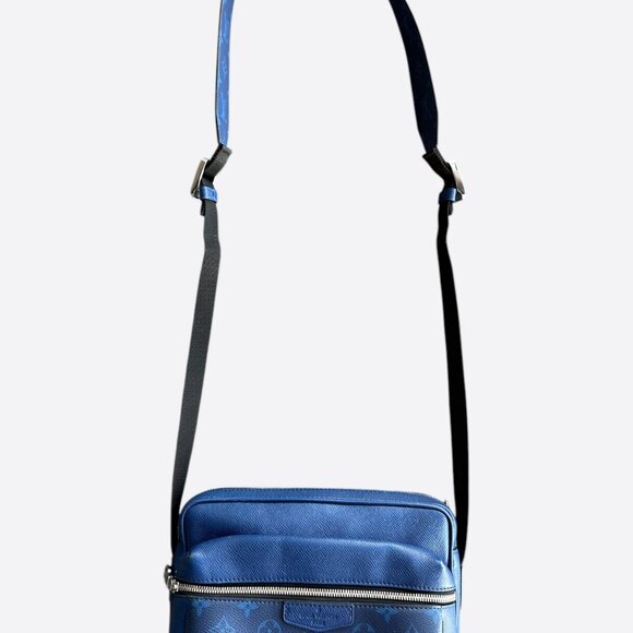 Louis Vuitton Blue Taigarama Monogram Outdoor Messenger Bag - Picture 1 of 3